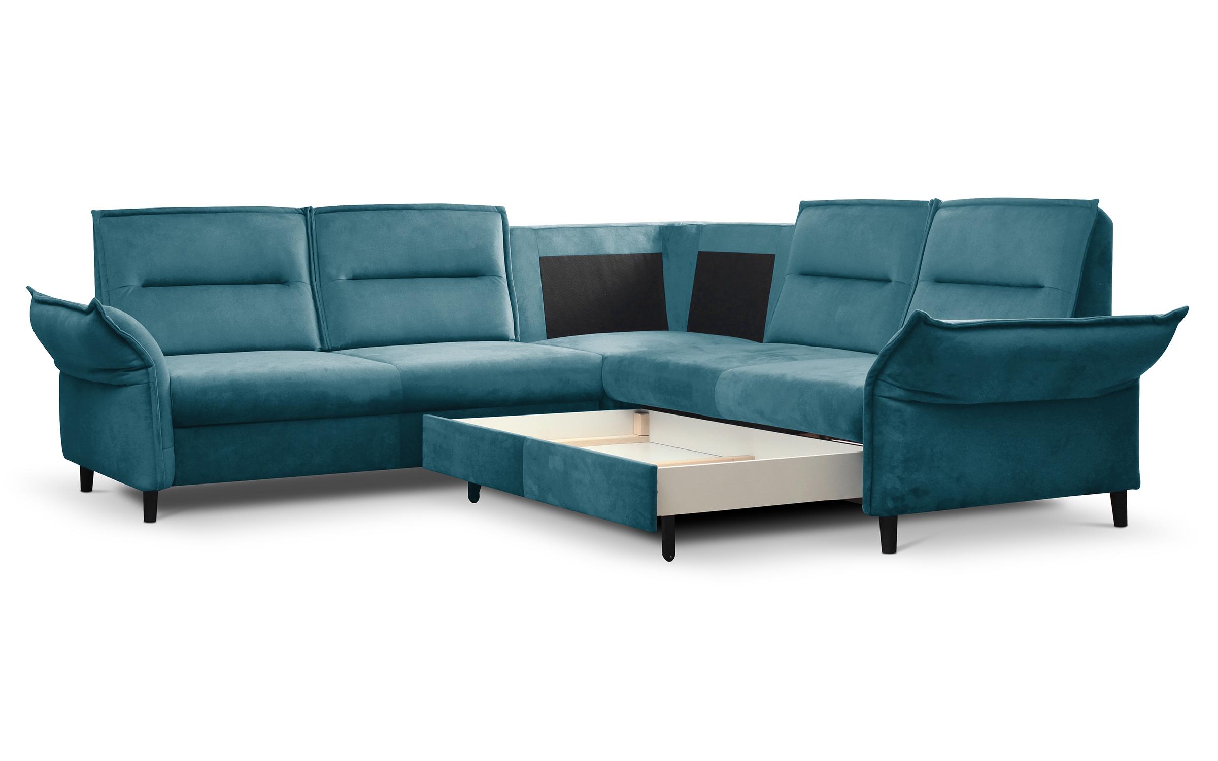 Γωνιακός καναπές Arimar II, μπλε  2